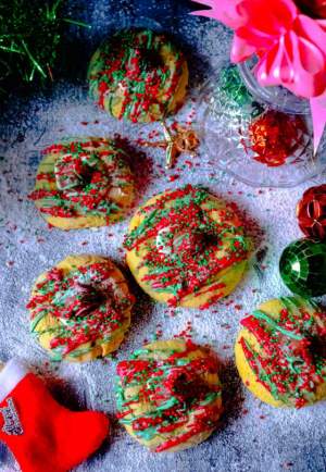 christmas cookies with hersheys kisses