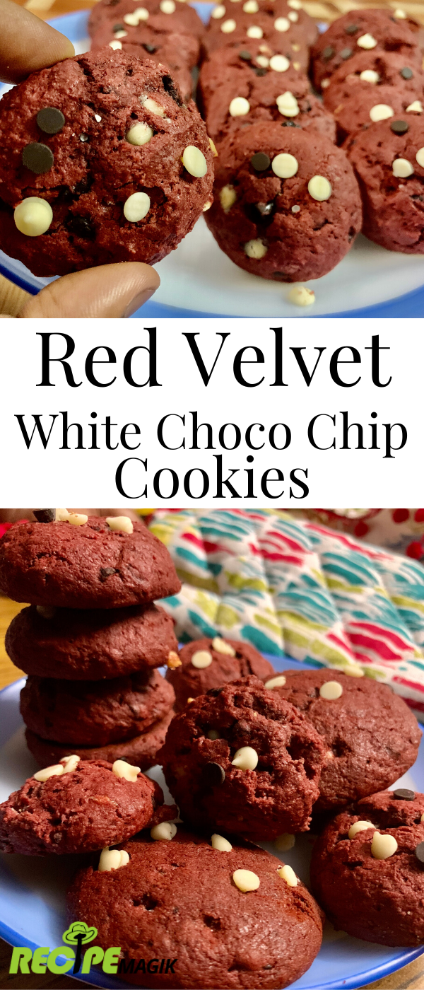 Red Velvet Choco Chip Cookies Recipe
