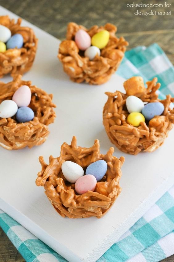 Easter Nest Dessert To Make Your Easter Party Eggs tra Special