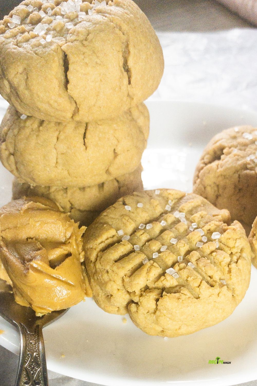 Thick Peanut Butter Cookies