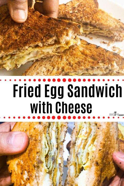 Fried Egg sandwiches with cheese