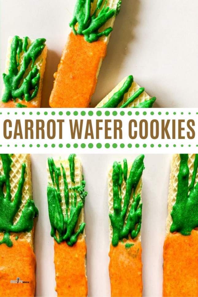 Carrot Wafer Cookies