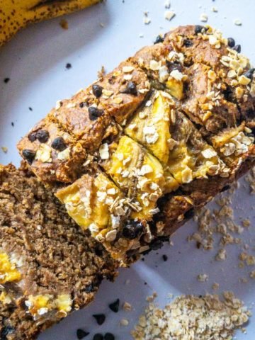 Oats Chocolate Banana Bread