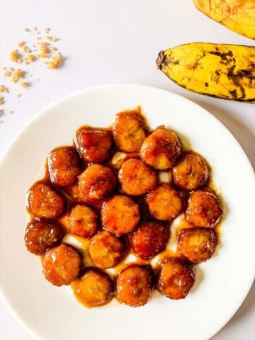 Pan Fried Cinnamon Bananas