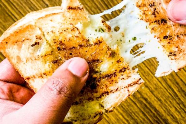 Cheesy Garlic Breadsticks in Pan