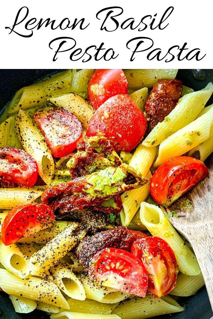 Lemon Basil Pesto Pasta