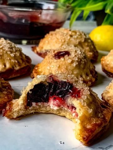 Blueberry cream cheese hand pies