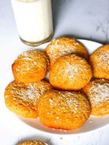 Crunchy Eggless Coconut Cookies