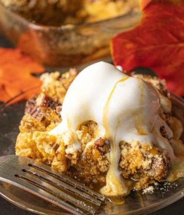 Easiest Pumpkin Dump Cake