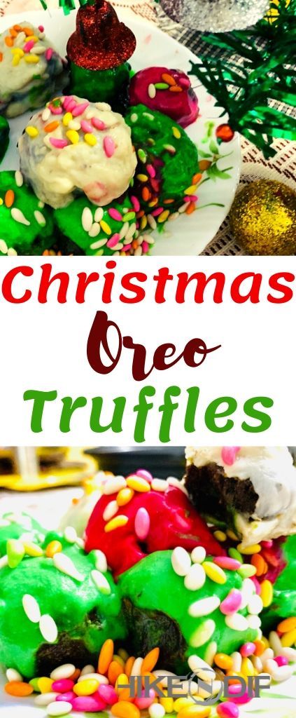 oreo truffles for christmas 