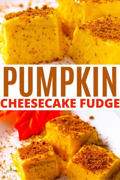 pumpkin cheesecake fudge pinterest image