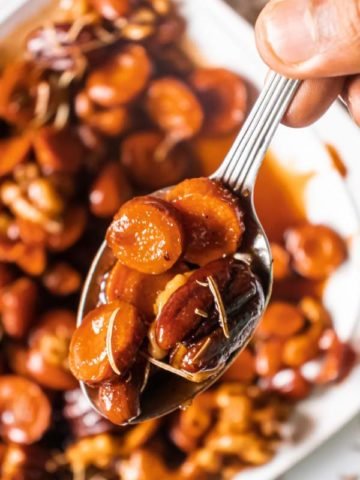 A spoonfull of carrots and pecan