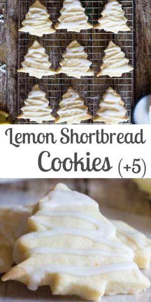 lemon shortbread cookies with cream cheese frosting