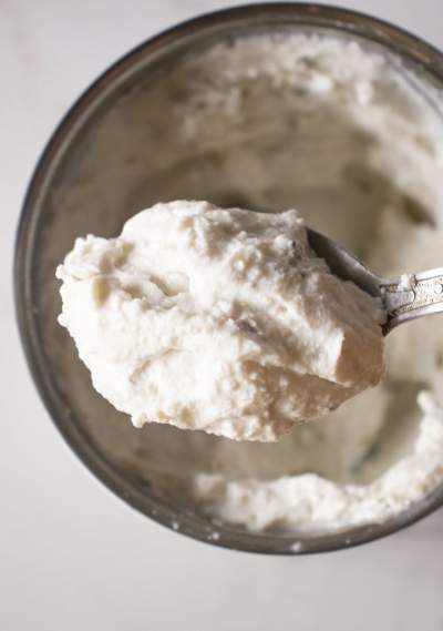 whipped ricotta for One Pot Spaghetti Recipe (NO MEAT) 