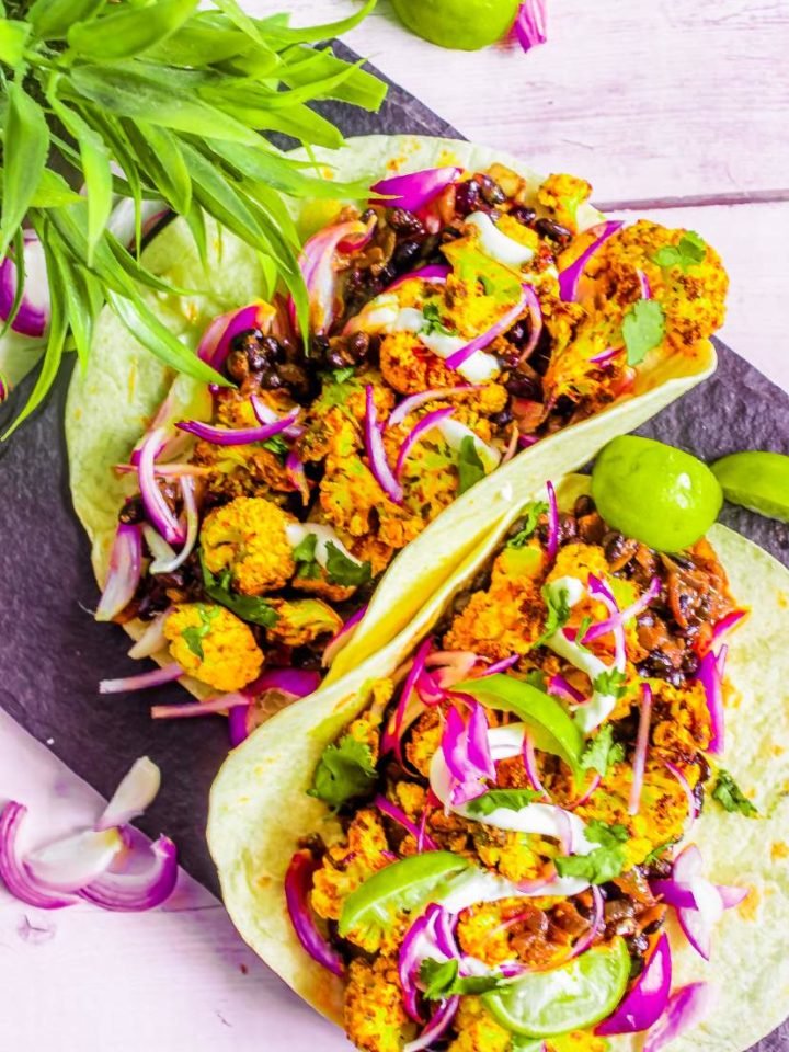 Black Bean And Corn Tacos - Healthy Vegetarian Tacos - RecipeMagik