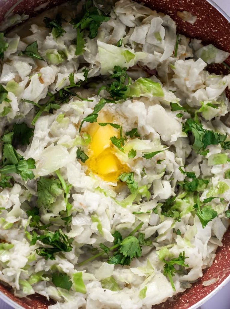 Colcannon - Irish Mashed Potatoes with Cabbage
