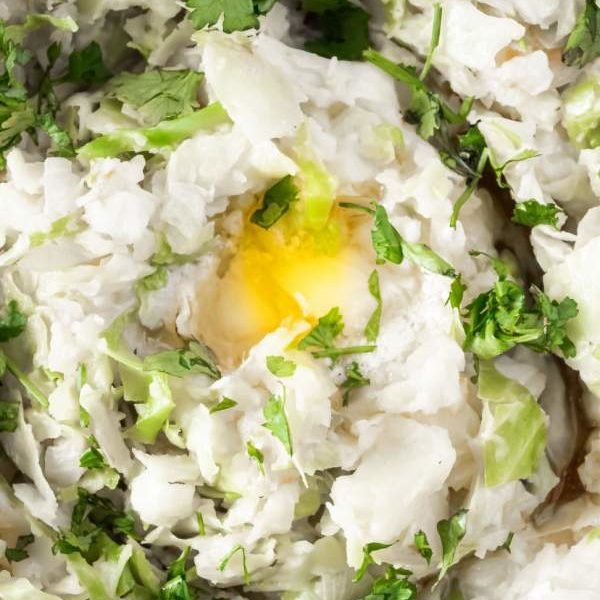 Colcannon - Irish Mashed Potatoes with Cabbage