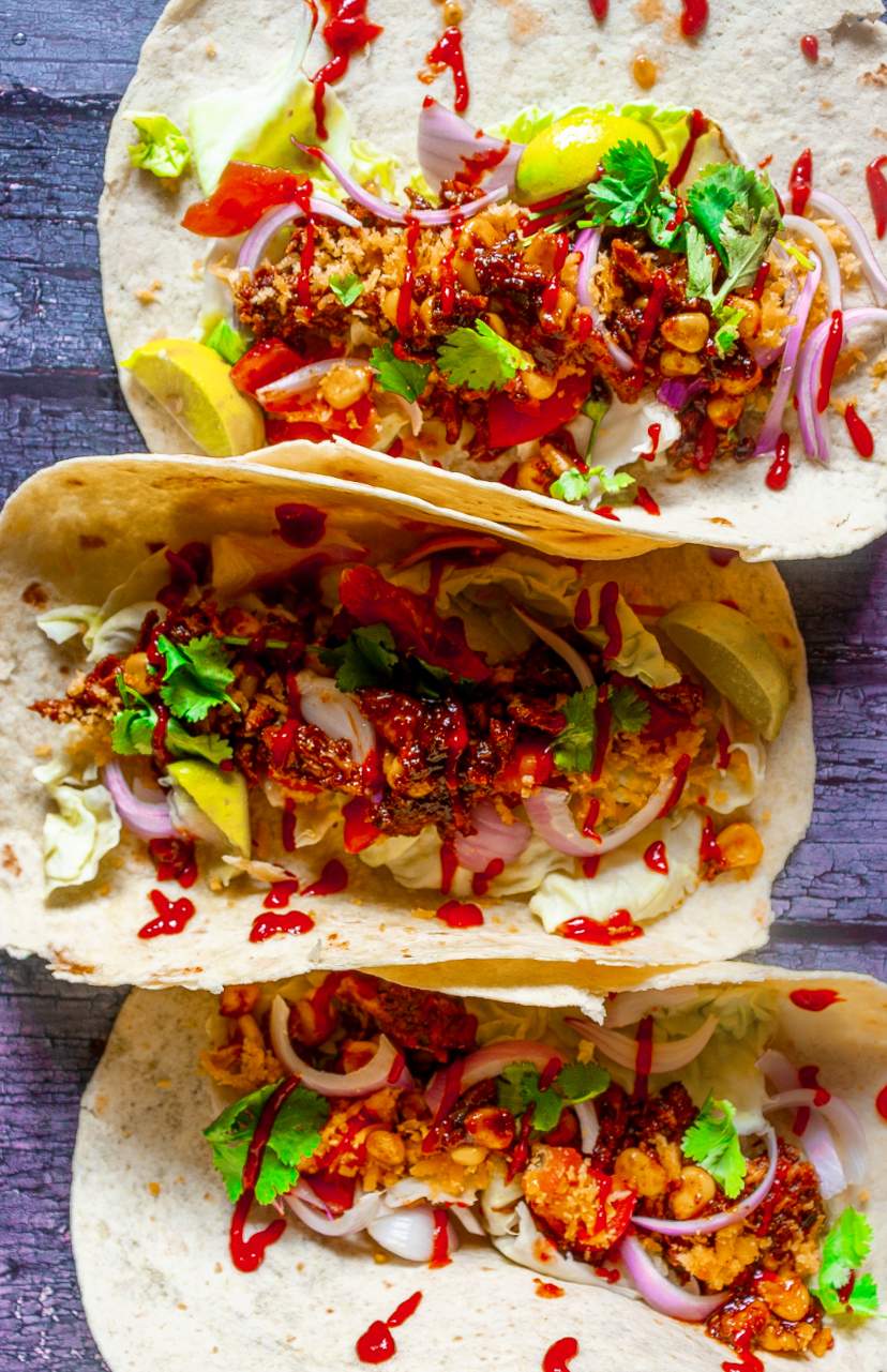 Honey Chipotle Chicken Tacos with Lime Juice