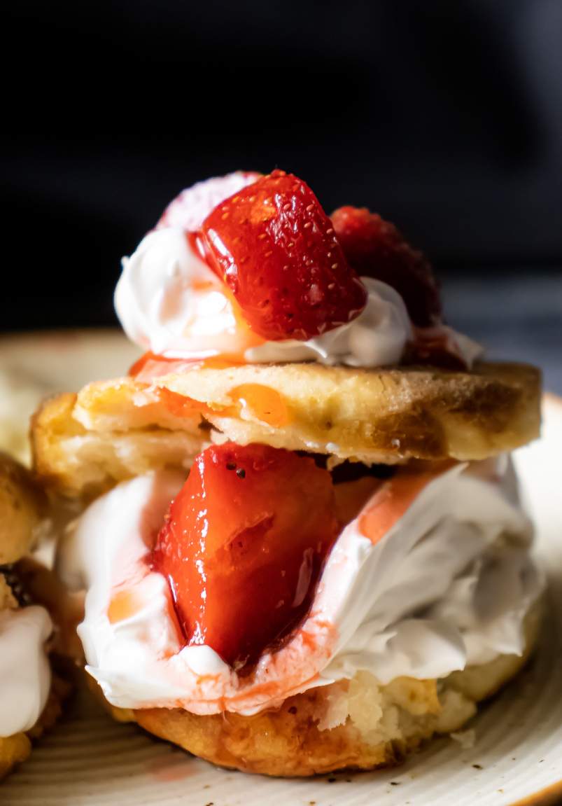 Closeup of Strawberry Shortcake 