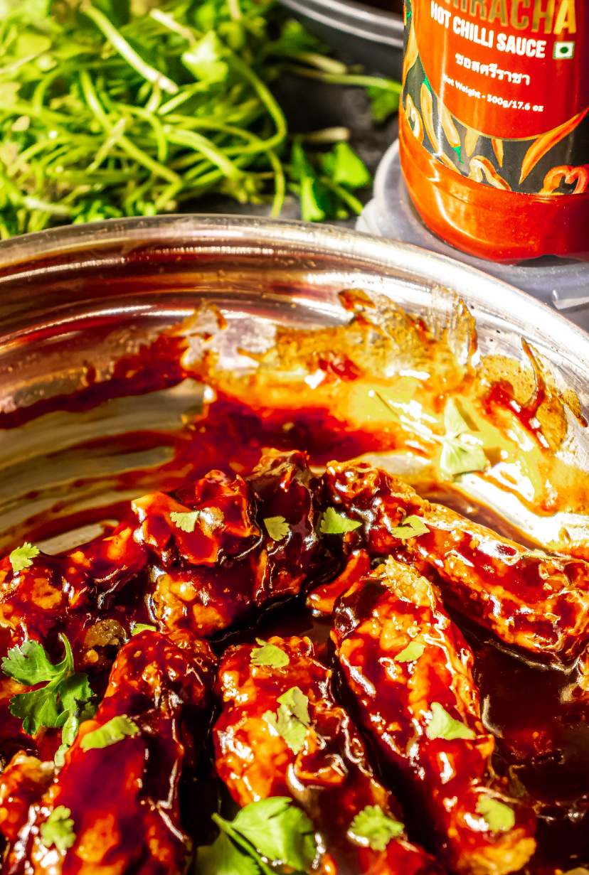 Spicy Sriracha Wings (BAKED) Recipe