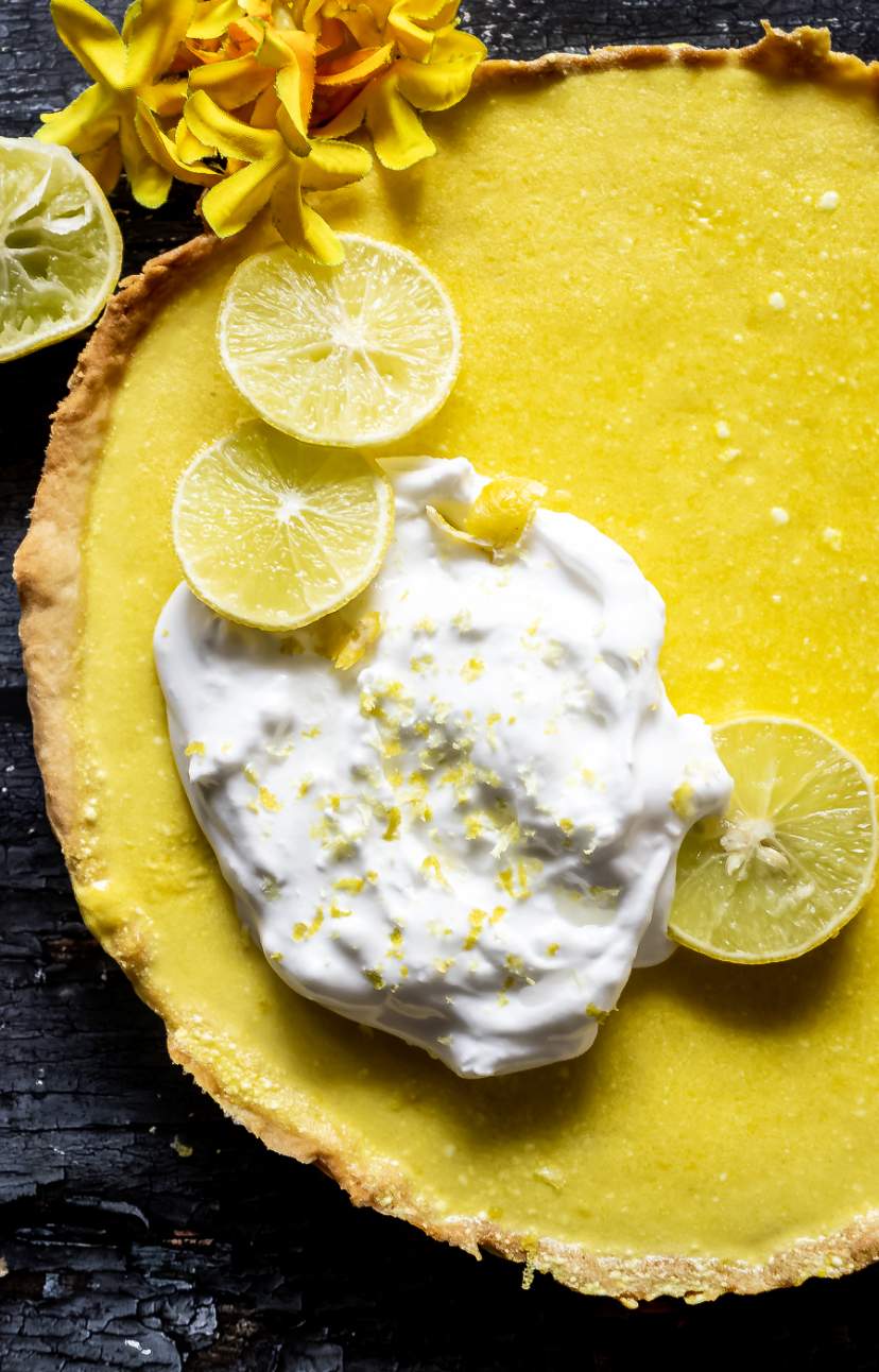 Lemon Chiffon Pie (No Bake Creamy Lemon Pie)