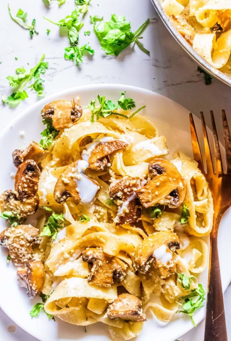 Mushroom Fettuccine (No Cream) RecipeMagik