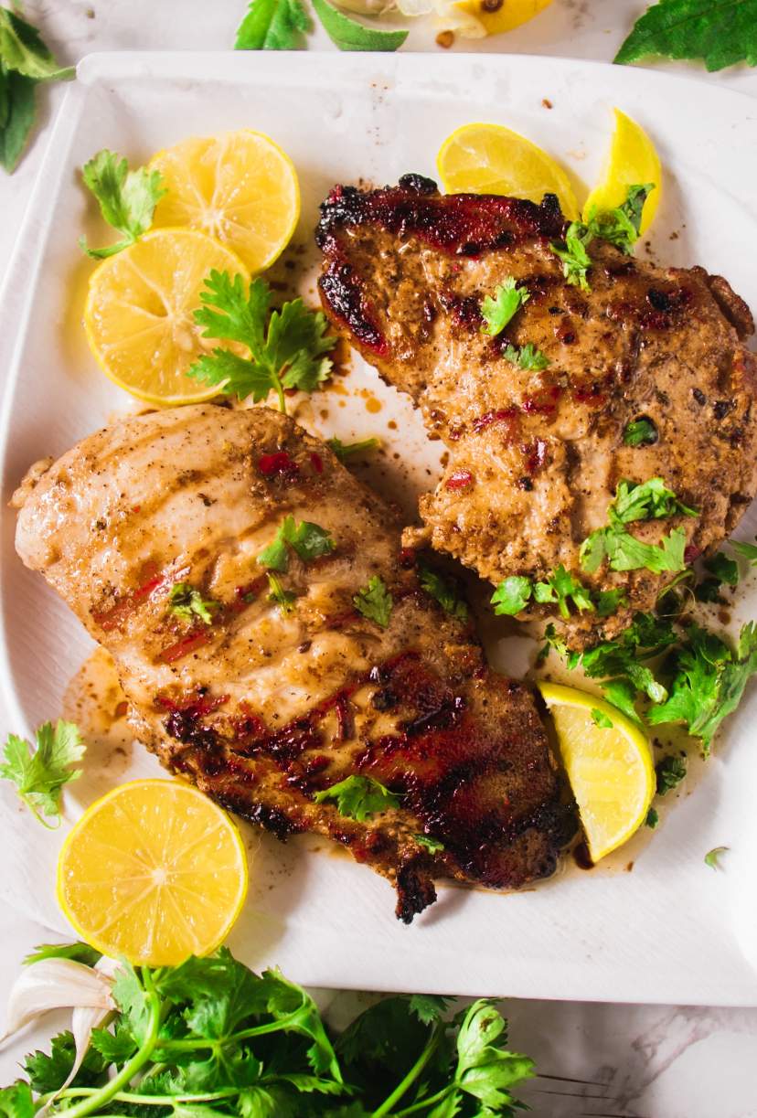 Greek Grilled Chicken with lemon