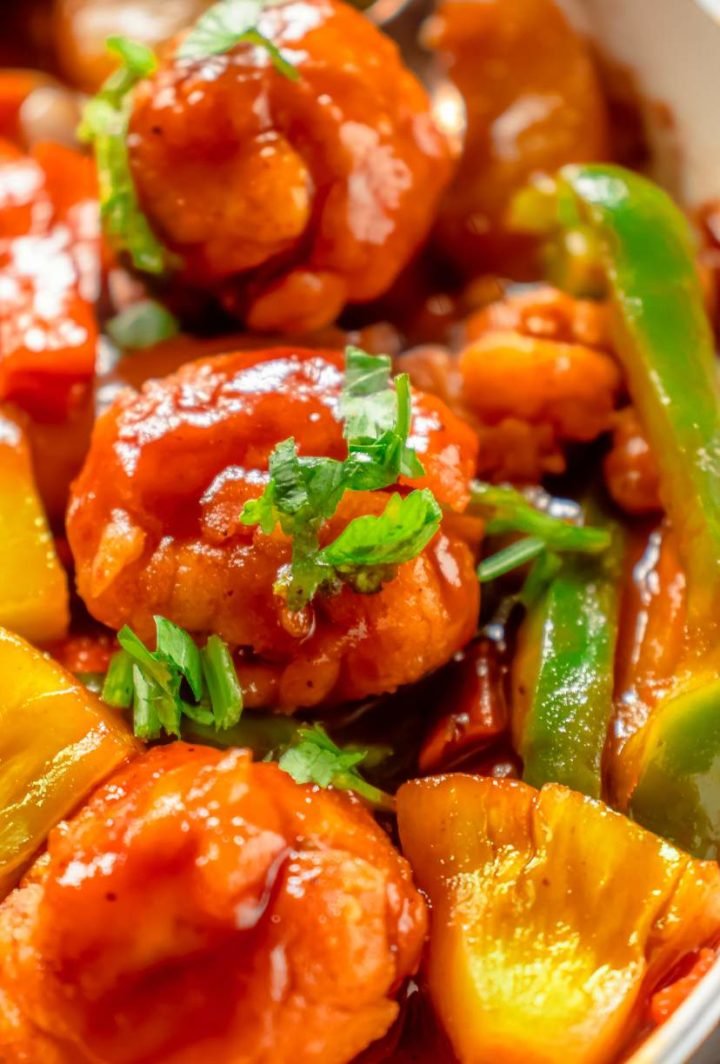 Sweet And Sour Chicken Meatballs RecipeMagik