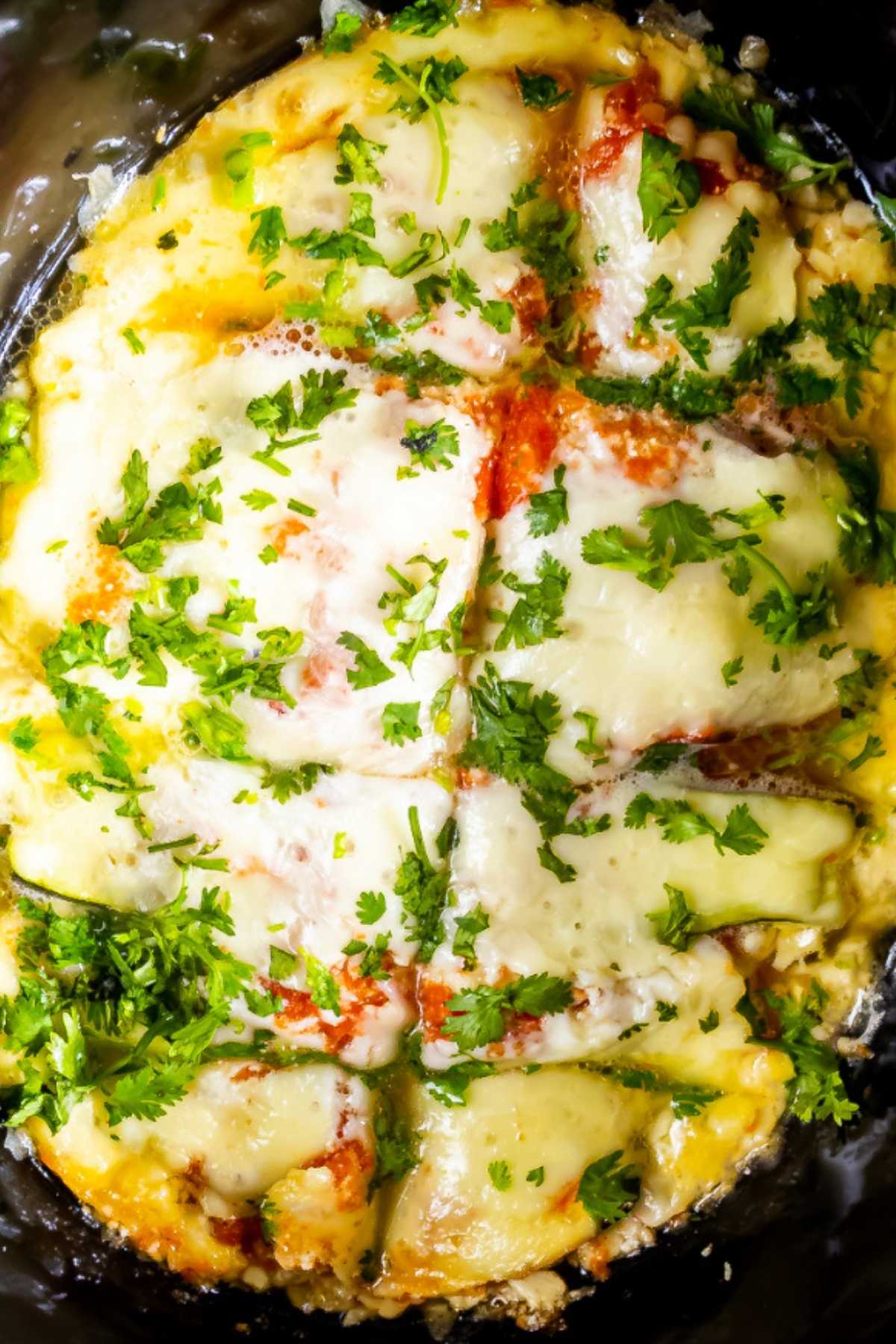 Eggplant and Zucchini Lasagna (Crockpot)