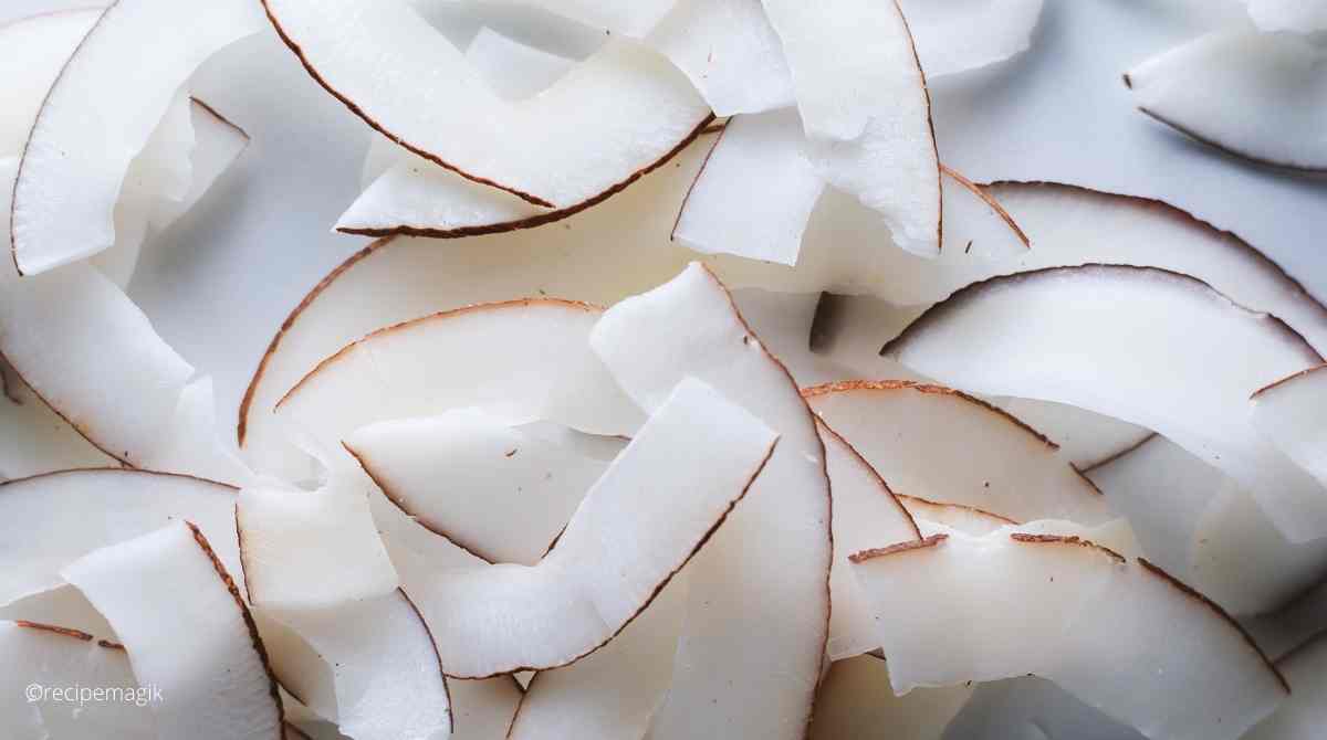 dried coconut slices