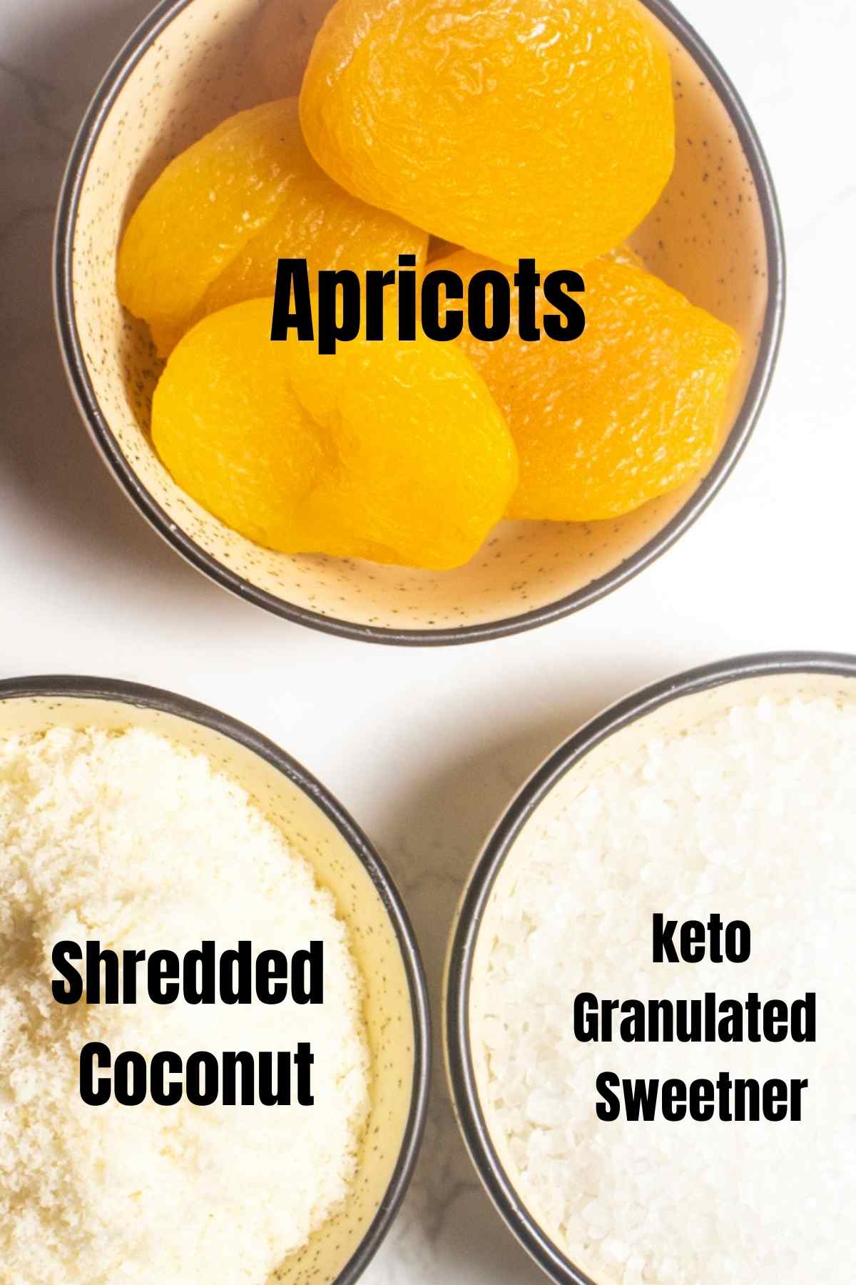 Apricot Coconut Balls ingredients