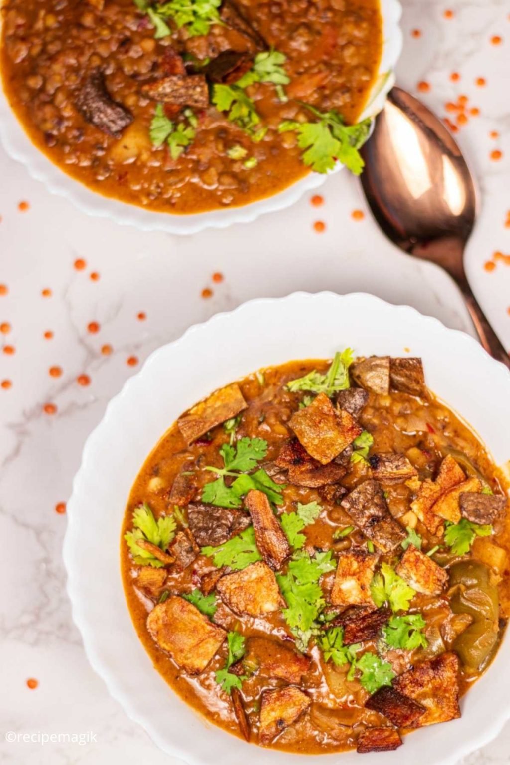 Instant Pot Lentil soup recipe