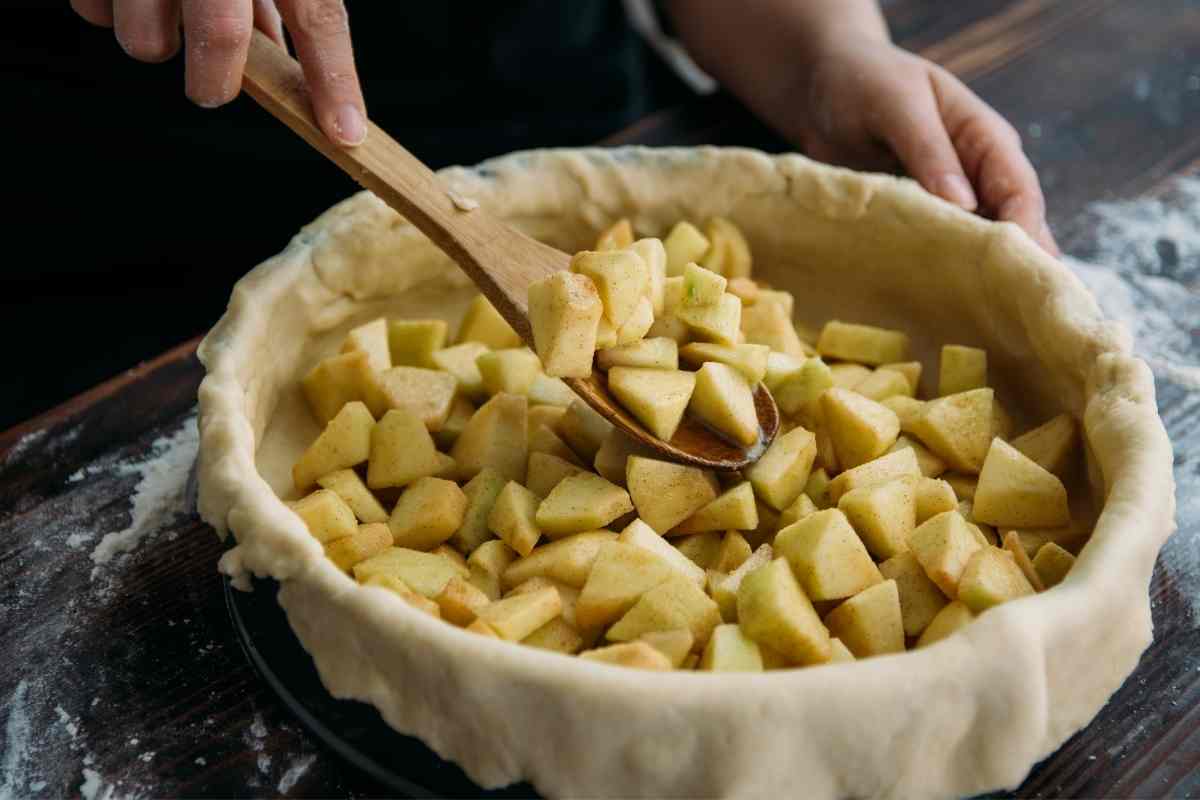 apples in a pie