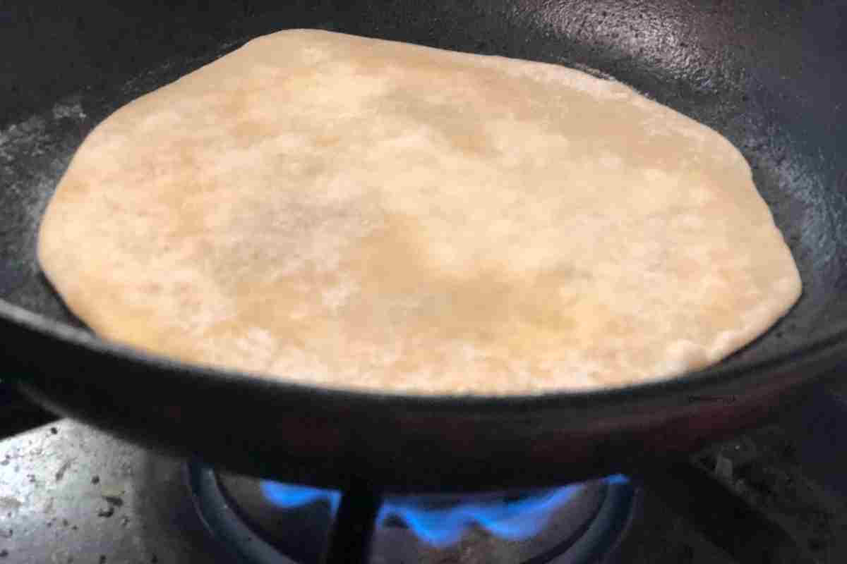 cooking tortilla