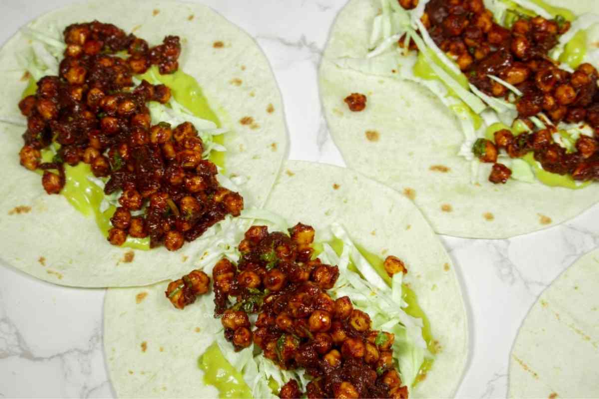 chickpeas in tacos