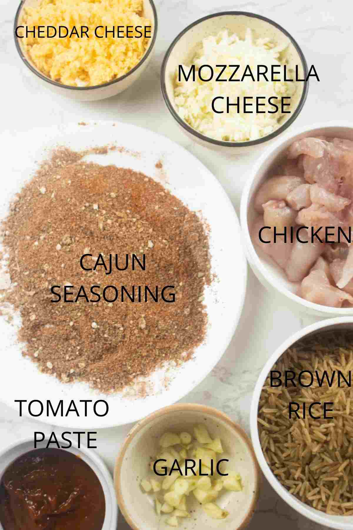 cajun chicken and rice casserole ingredients list