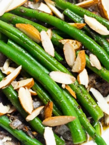 green beans almondine