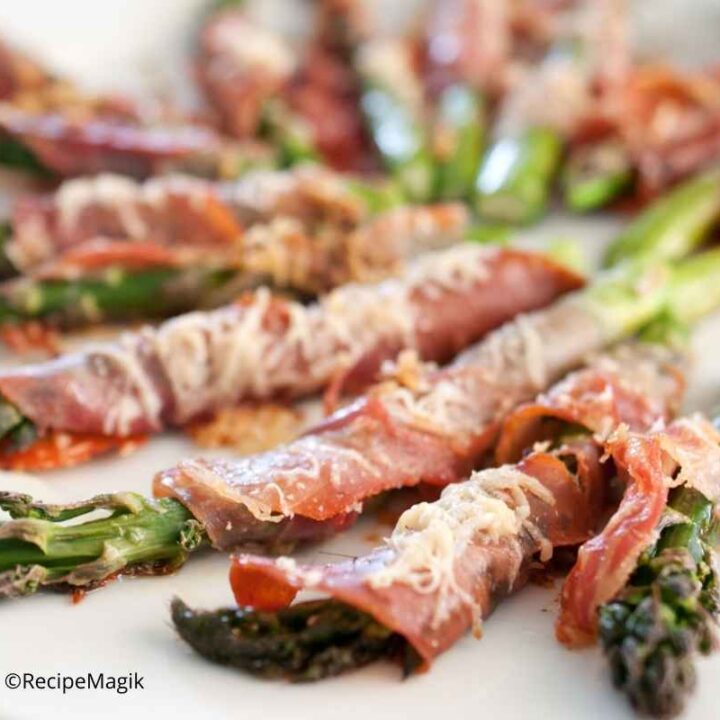 asparagus wrapped with prosciutto