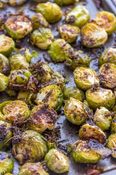 Sheet Pan Roasted Brussels Sprouts