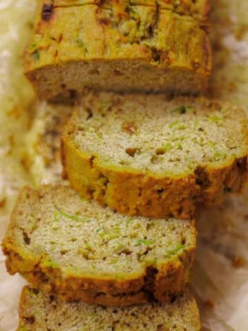 avocado bread cut into slices