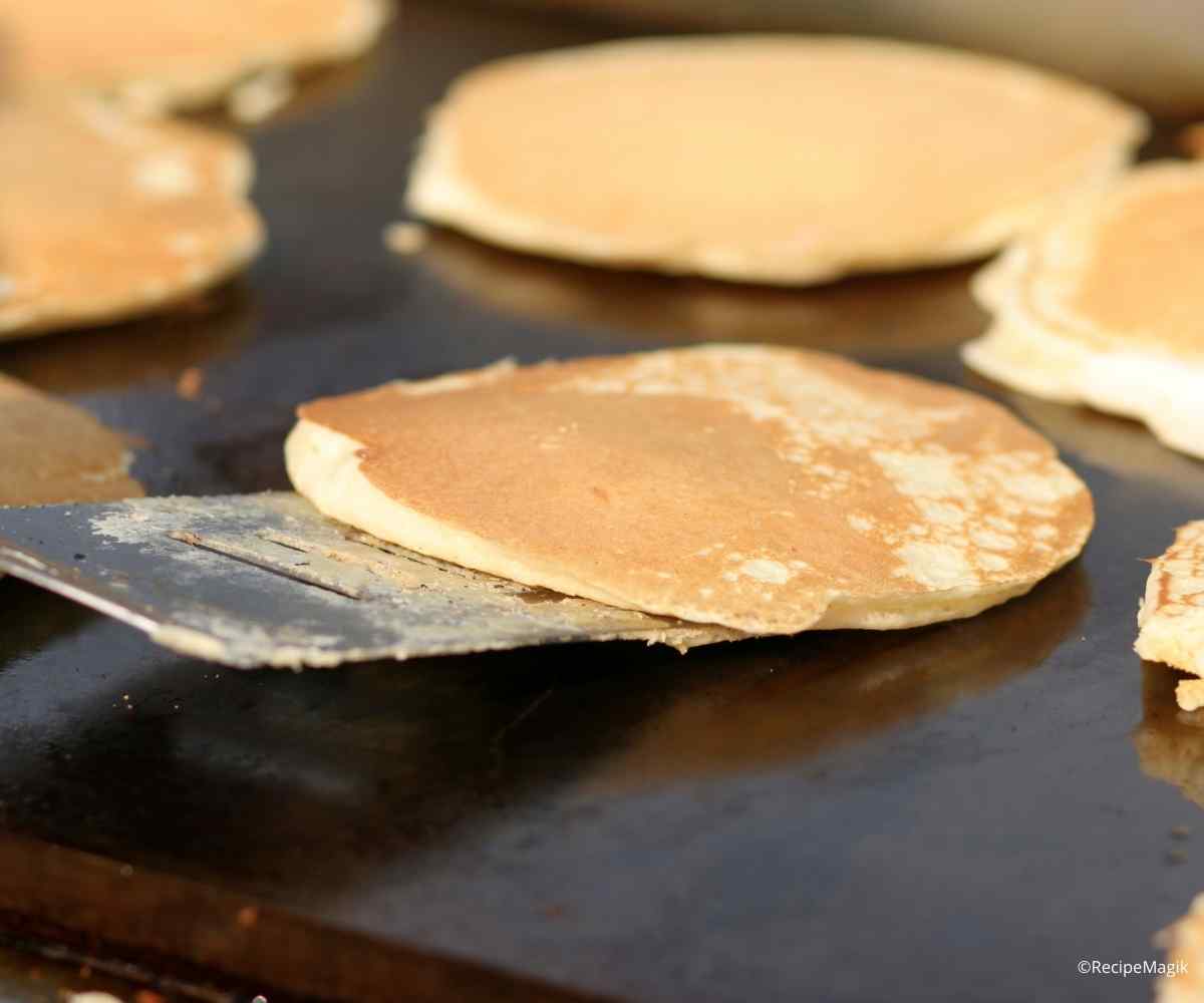 flipping pancake
