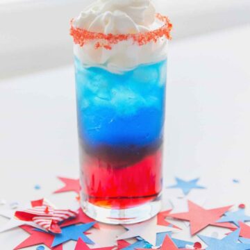 red white and blue drink for kids