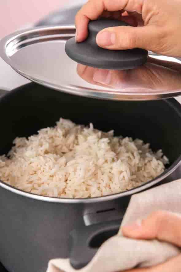 how to cook rice on stove top