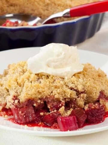 Rhubarb Crumble