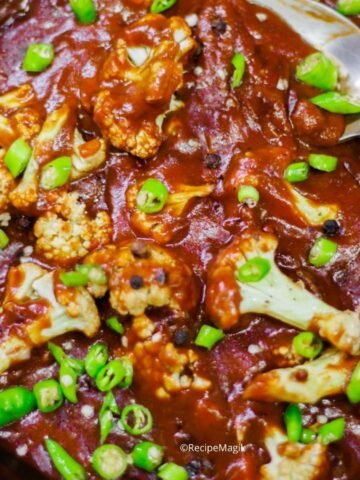 roasted cauliflower with miso and peanut butter