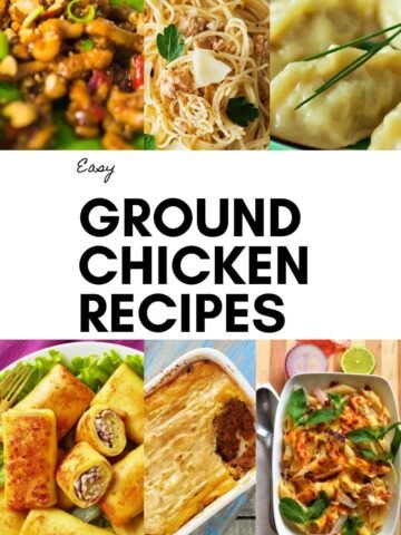 ground chicken recipes