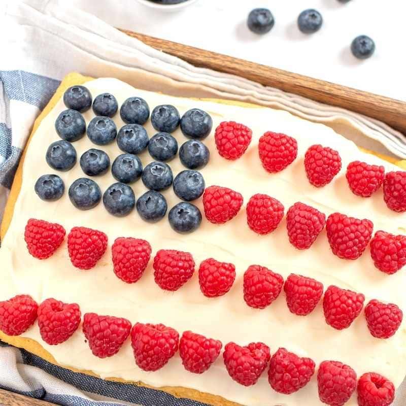 American Flag Cake