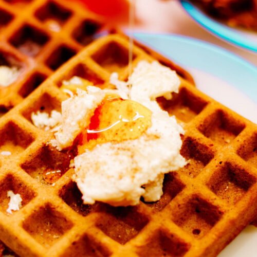 Pumpkin Waffles (Gluten Free Oat Flour Pumpkin Waffles) RecipeMagik