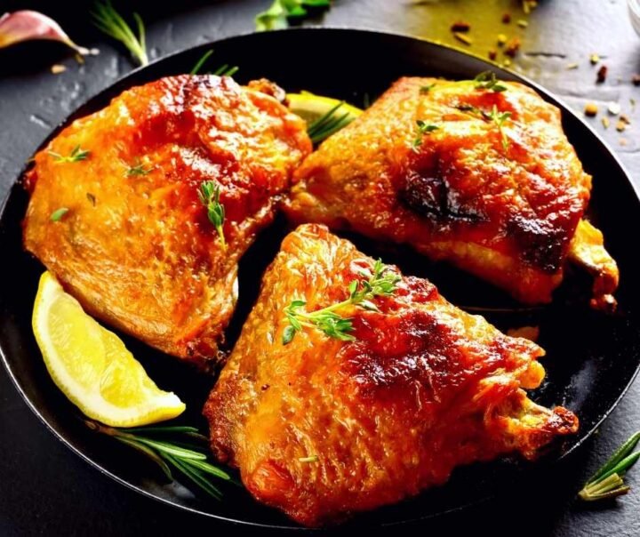 Oven Baked Chicken Thighs With Apricot Jam Recipe RecipeMagik