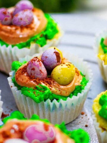 Easter Nest Cupcakes